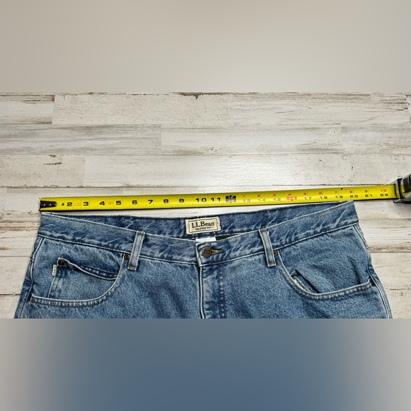 L.L. Bean Jeans Mens 40x30 Blue Classic Fit Fleece Lined Heavy Denim - Picture 6 of 10